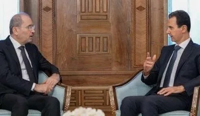 2 il sonra ilk dəfə Suriyaya getdi, Əsədlə görüşdü
