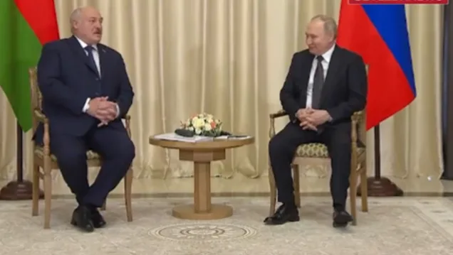 Lukaşenko ilə Putin arasında maraqlı dialoq - VİDEO