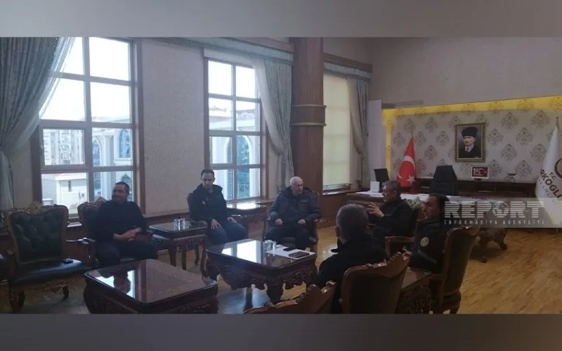 Karaman valisi Kahramanmaraşda general Etibar Mirzəyevlə görüşüb