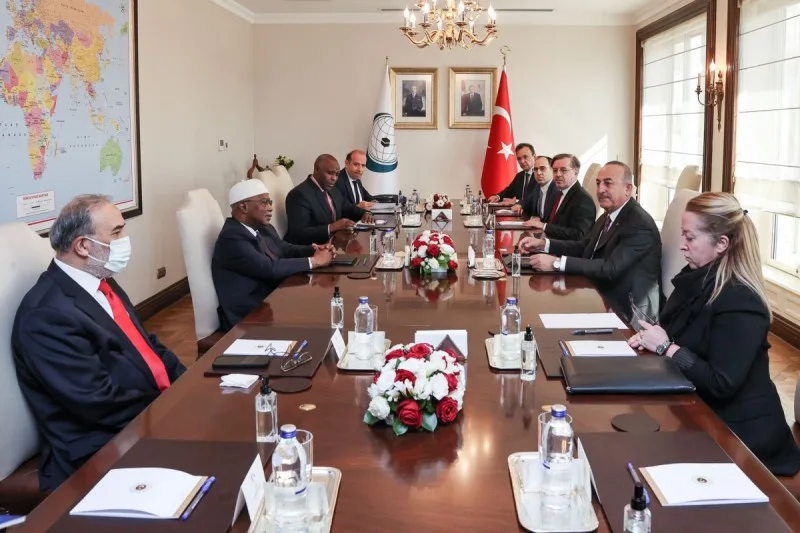 Çavuşoğlu İƏT Baş katibi ilə görüşdü