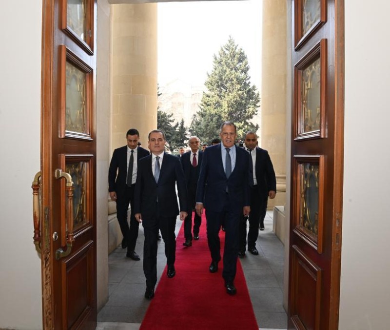 Ceyhun Bayramov və Sergey Lavrov mətbuat konfransı keçiriblər - YENİLƏNİB