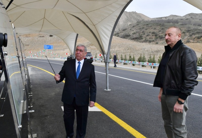 Prezident Talış-Tapqaraqoyunlu-Qaşaltı sanatoriyası yolunun açılışını etdi