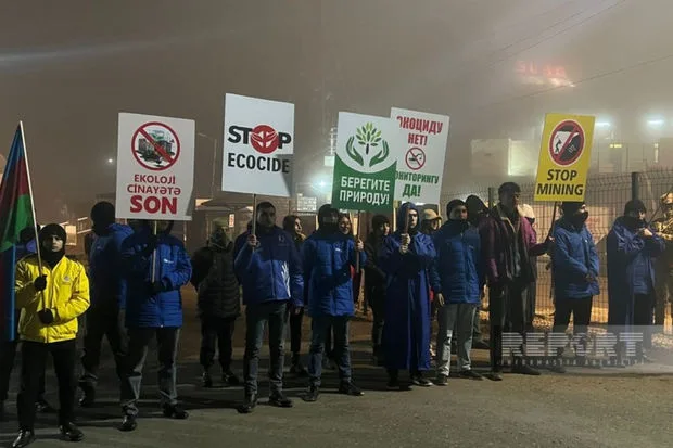 Xankəndi-Laçın yolu: ekoaksiya yağışlı havaya baxmayaraq davam edir