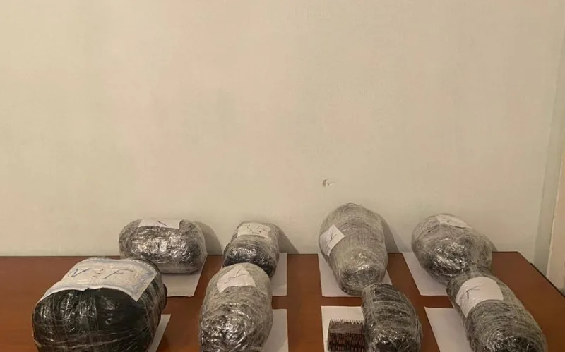 İrandan Azərbaycana narkotik keçirilməsinin qarşısı alındı - FOTO