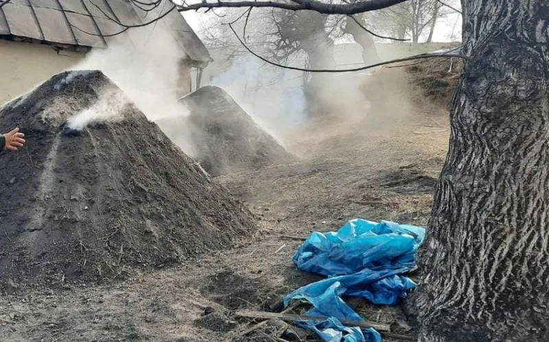Qanunsuz kömür quyusu aşkarlandı - FOTOLAR