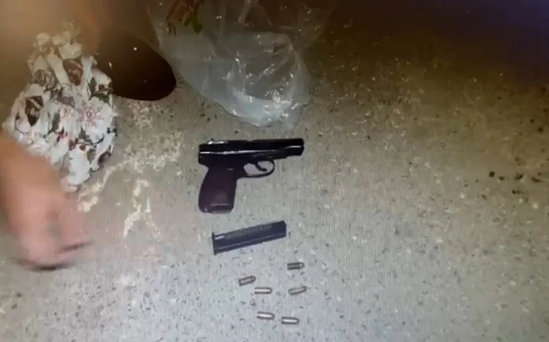 Avtomobildə qanunsuz olaraq “Makarov” gəzdirən şəxs saxlanıldı - VİDEO