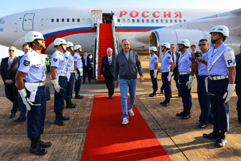 Lavrov Braziliyada səfərdədir - FOTOLAR