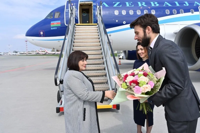 Sahibə Qafarova Polşaya getdi