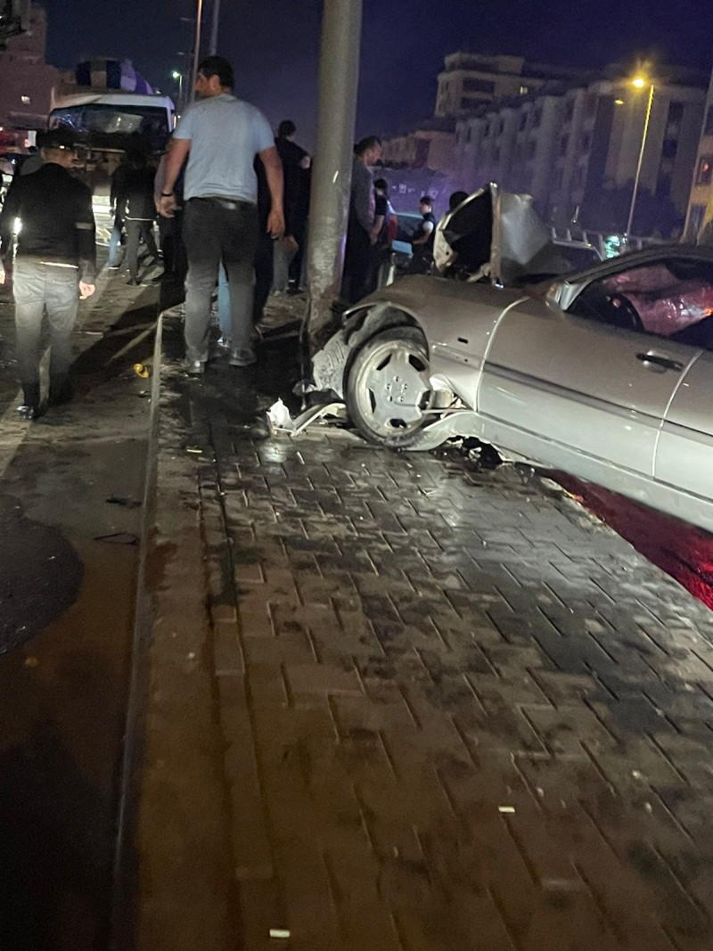 Bakıda zəncirvari QƏZA: xəsarət alanlar var - FOTO