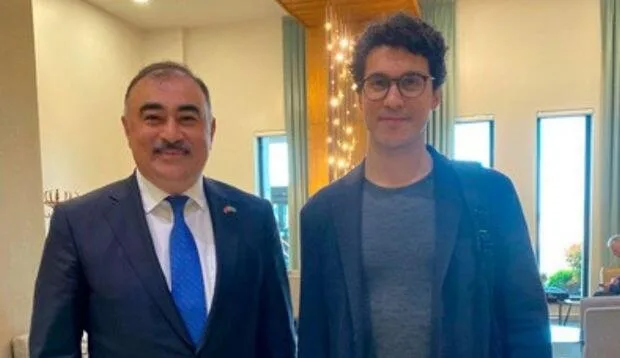 Səfirimiz Azərbaycan əsilli astronavtla görüşdü