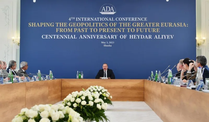 Prezident Şuşada beynəlxalq konfransda iştirak edib - YENİLƏNİB