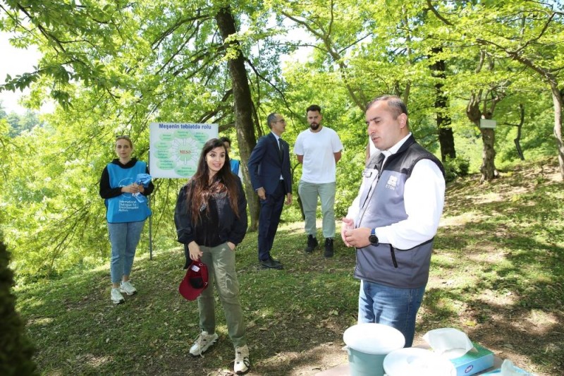 Leyla Əliyeva ekoloji aksiyalarda iştirak etdi - FOTO