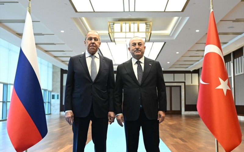 Çavuşoğlu və Lavrov arasında görüş başladı