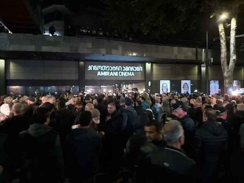 Tiflisdə Rusiya əleyhinə aksiya keçirilir