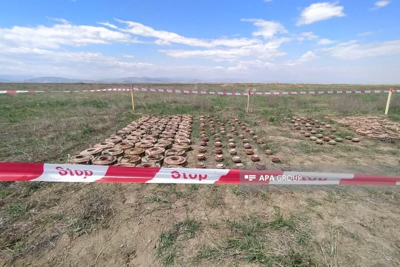 Azad edilmiş ərazilərdə daha neçə mina tapıldı?
