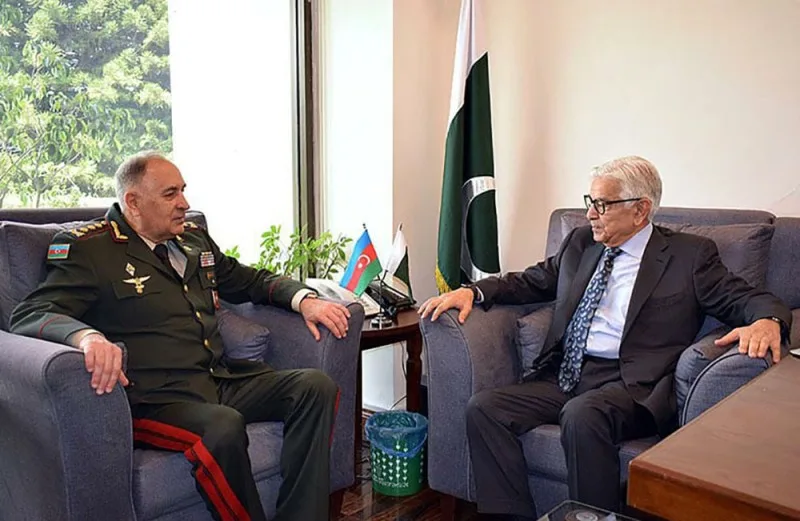 Kərim Vəliyev Pakistanın müdafiə naziri ilə görüşüb - FOTO