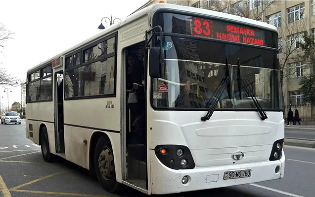 Bu avtobusların hərəkət sxemi dəyişdirildi