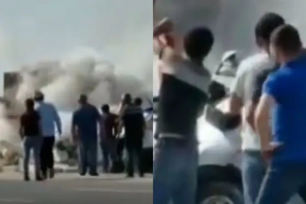 Bakıda “Prius”un iştirakı ilə dəhşətli qəza - VİDEO