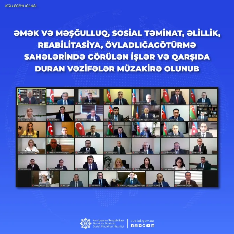 Sosial sahə üzrə yeni proaktiv xidmətlər yaradılır