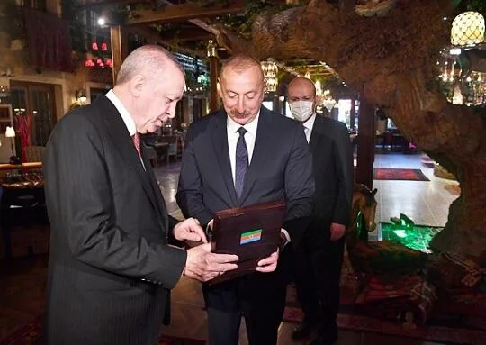 Ərdoğanın adından ziyafət verildi, Əliyev də iştirak etdi