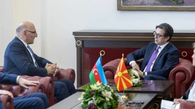 Birinci vitse-prezidentin köməkçisi Şimali Makedoniya rəhbərliyi ilə görüşlər keçirib