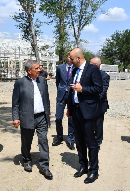 Rüstəm Minnixanov Zəngilanda görülən işlərlə tanış oldu - FOTOLAR