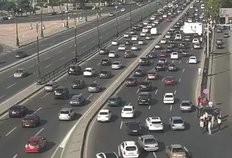 Bakının bu yollarında tıxacdır - SİYAHI