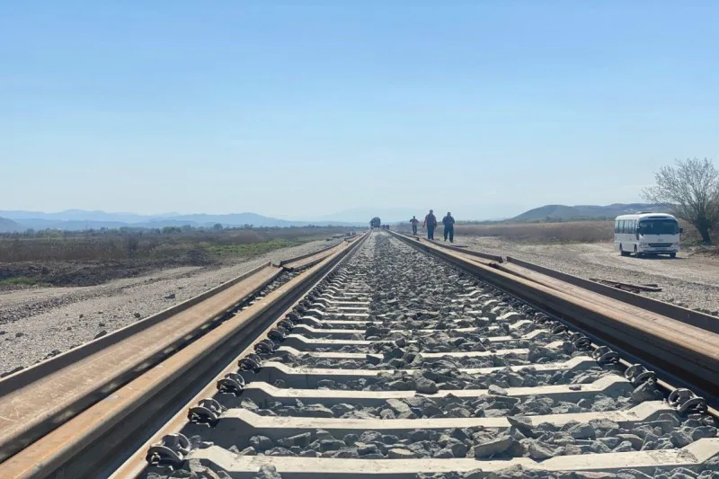 Bakı-Ağstafa dəmir yolu xəttində sel təhlükəsi yarandı - FOTOLAR