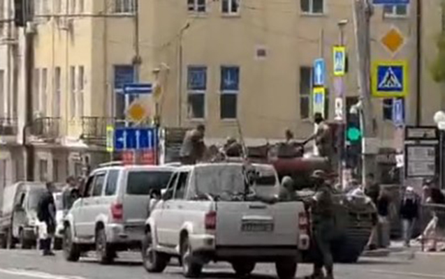 Vaqnerçilərin Rostova yeritdikləri tanklar