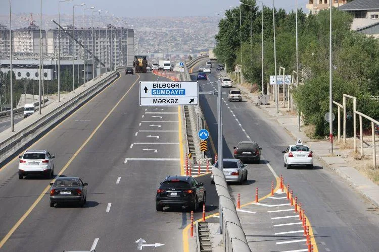 Bu yolda hərəkətin təhlükəsizliyi bərpa edildi