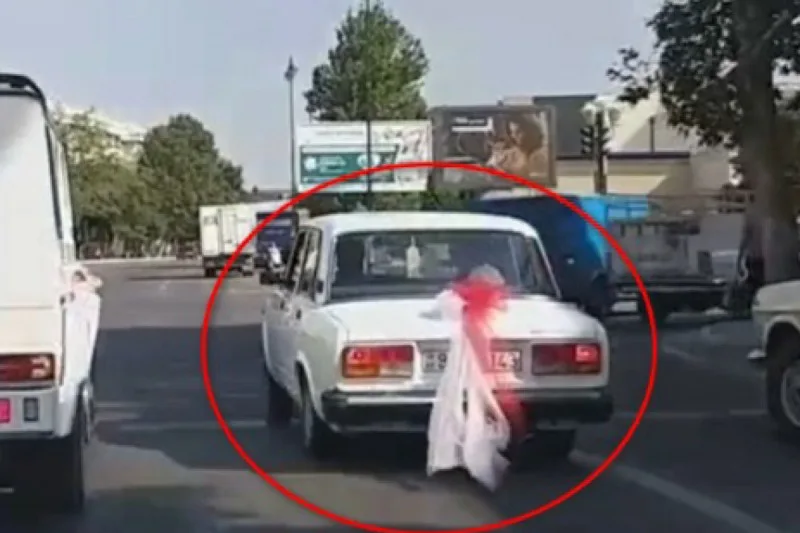 Toy karvanında avtoxuliqanlıq edən şəxs saxlanıldı