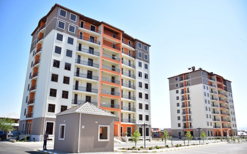 Naxçıvanda 192 mənzillik yeni yaşayış kompleksi istifadəyə verildi - FOTOLAR