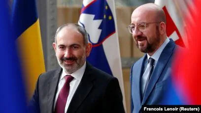 Paşinyanla Şarl Mişel arasında görüş başladı