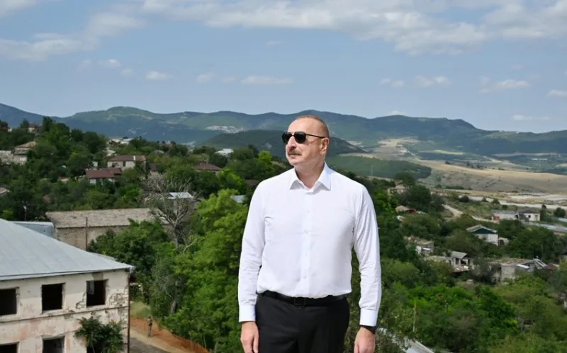 İlham Əliyev Xocalıya getdi - FOTOLAR