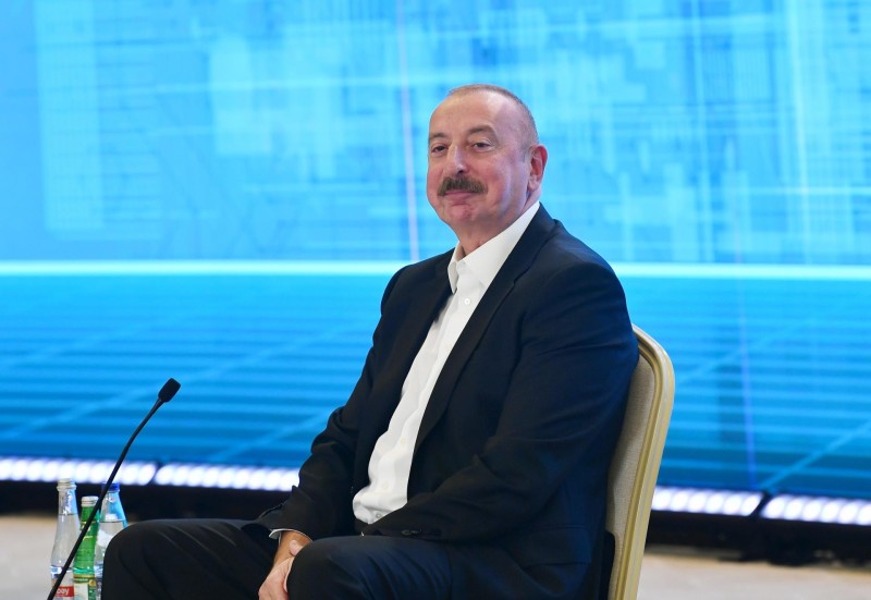İlham Əliyev Şuşadakı Forumda çıxış edib - YENİLƏNİB