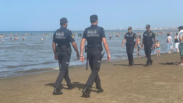 Çimərliklərə əlavə polislər cəlb olunub - DİN