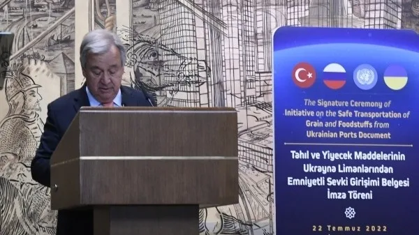 BMT-nin baş katibi Rusiyanı “taxıl sazişi”nə qayıtmağa çağırdı