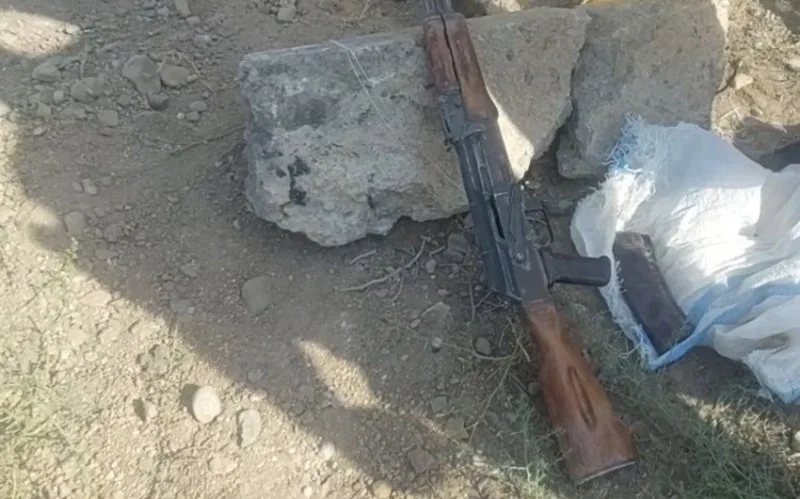 Qanunsuz olaraq odlu silah saxlayan şəxs saxlanıldı - FOTOLAR