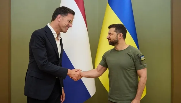Zelenski Niderlandın Baş naziri ilə DANIŞDI