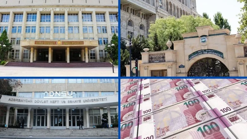 Yeni tədris ili üçün universitelər 10 milyonluq sifariş verdi - SİYAHI