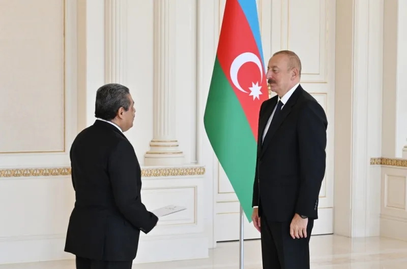 Azərbaycan Prezidenti Kolumbiyanın yeni səfirinin etimadnaməsini qəbul etdi - YENİLƏNİB + FOTO