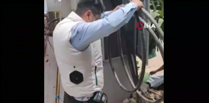 Hədsiz istilərə qarşı kondisionerli geyim