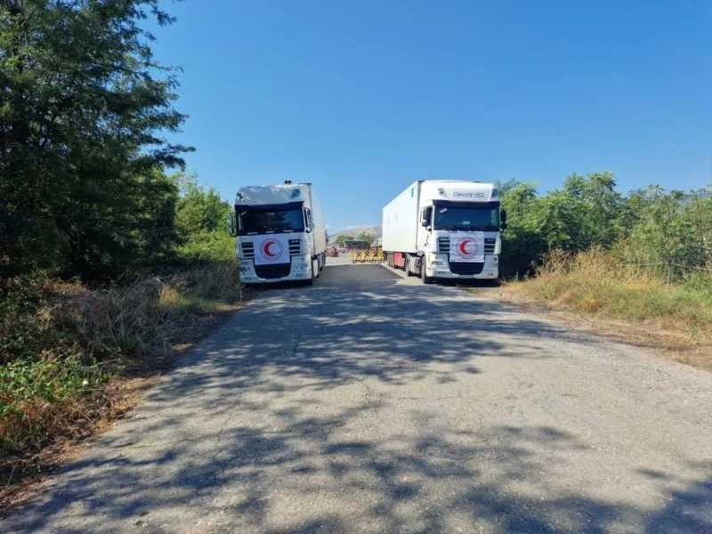 Yük karvanı 5 gündür Ağdam-Xankəndi yolunda gözləyir