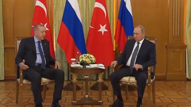 Putin-Ərdoğan görüşü başa çatdı - YENİLƏNİB