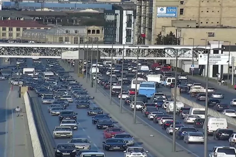 Bakıda bu yollarda sıxlıqdır