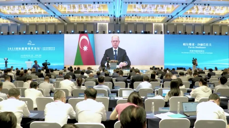 Energetika naziri Çin Beynəlxalq Enerji Keçidi Forumunda
