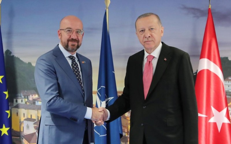 Ərdoğan və Şarl Mişel nələri müzakirə etdi?