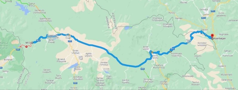 “Zəngəzur dəhlizi” “Google” xəritələrində açıqdır - FOTOLAR
