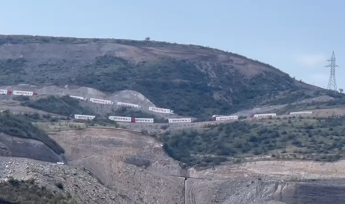 Ermənistan və Fransanın TIR-ları Laçınla sərhəddən geri qaytarıldı - VİDEO