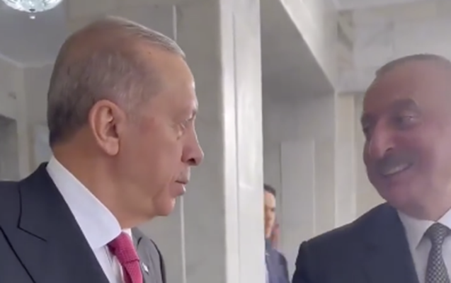 Fulyanı Naxçıvanda görən Ərdoğanın reaksiyası - VİDEO